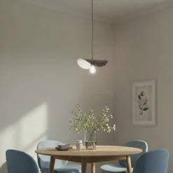 Hängeleuchte Eger, 1-flammig, antikbraun, Metall, E27