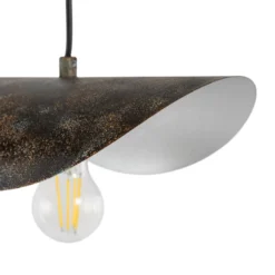 Hängeleuchte Eger, 1-flammig, antikbraun, Metall, E27