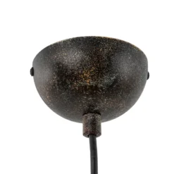 Hängeleuchte Eger, 1-flammig, antikbraun, Metall, E27