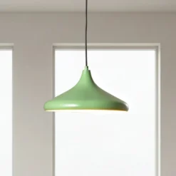 Hängeleuchte Eysan, mintgrün, Metall, Ø 35 cm, E27
