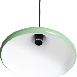 Hängeleuchte Eysan, mintgrün, Metall, Ø 35 cm, E27