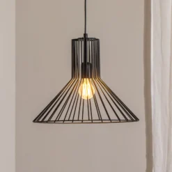 Hängeleuchte Fellini MR-757, schwarz, Metall, Ø 38 cm