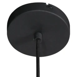 Hängeleuchte Flinter, Holzdekor, Metall, Ø 50 cm, E27