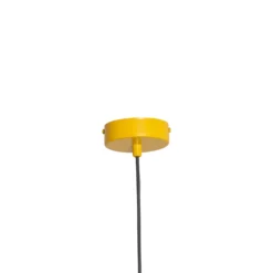Hängeleuchte Form, senfgelb, Metall, Ø 24 cm, Kegel, E27