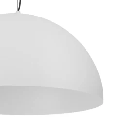 Hängeleuchte Gaetano 1, Ø 53 cm, grau/weiß, Stahl