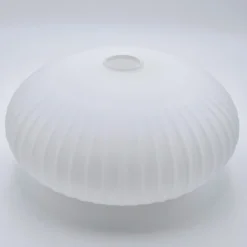 Hängeleuchte Harmony, Ø 25 cm, weiß/eiche, Glas/Holz