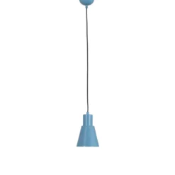 Hängeleuchte Konikkem, hellblau, Metall, Ø 14 cm, E27