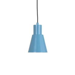 Hängeleuchte Konikkem, hellblau, Metall, Ø 14 cm, E27