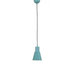 Hängeleuchte Konikkem, türkis, Metall, Ø 14 cm, E27