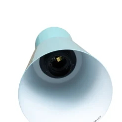 Hängeleuchte Konikkem, türkis, Metall, Ø 14 cm, E27