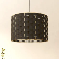 Hängeleuchte Marasales aus Textil, Ø 38 cm