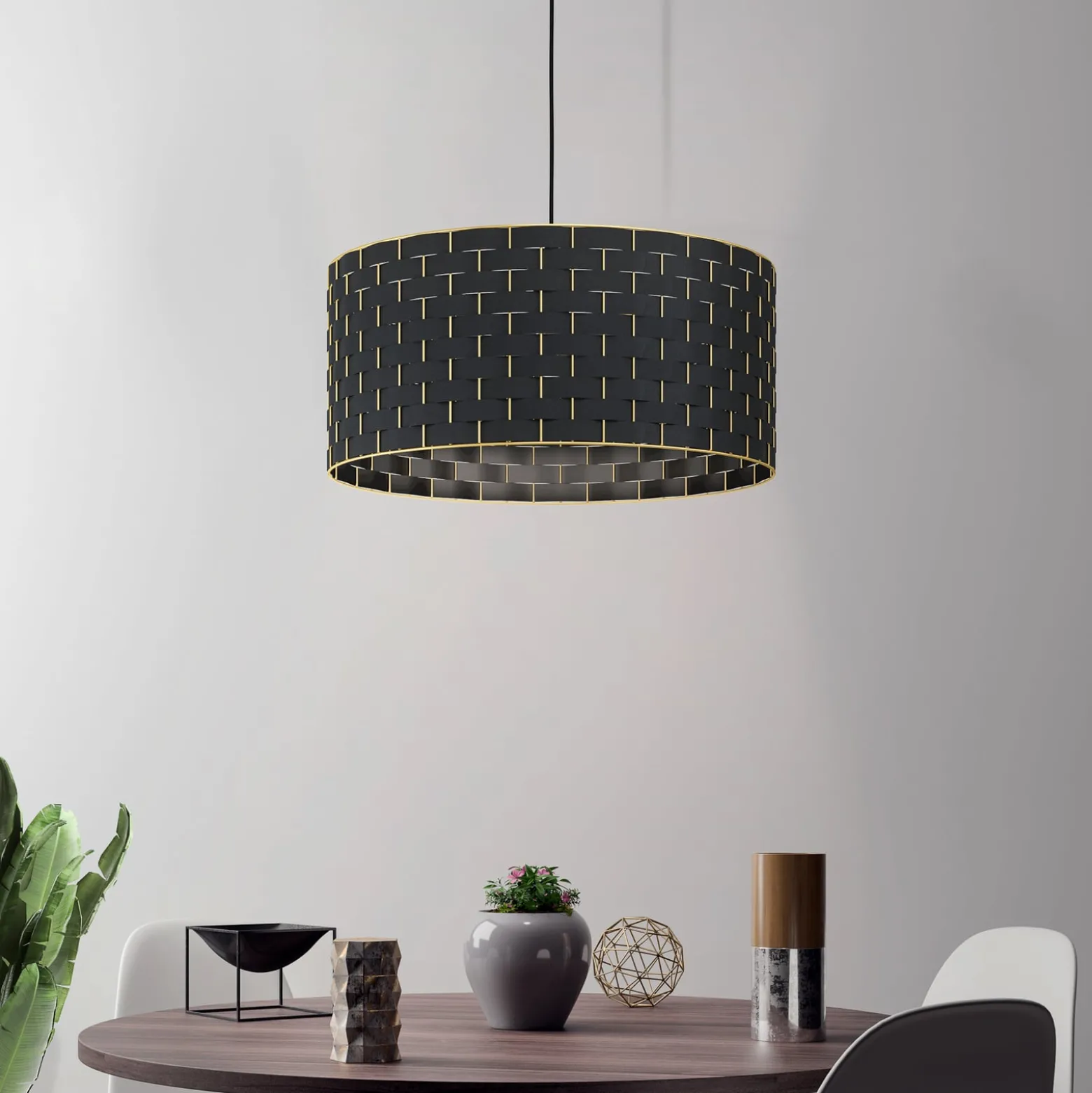 Hängeleuchte Marasales aus Textil, Ø 55 cm