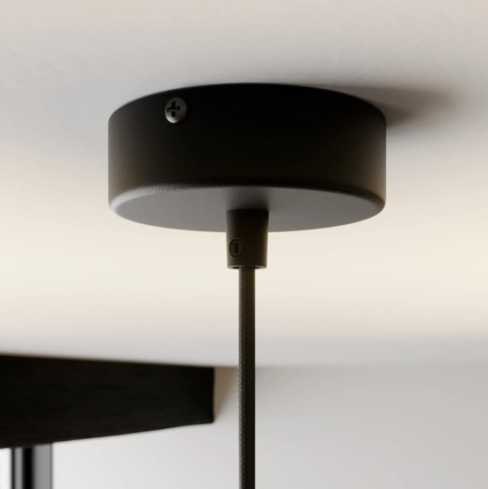 Hängeleuchte Modul Frez Musterschirm Ø39cm schwarz