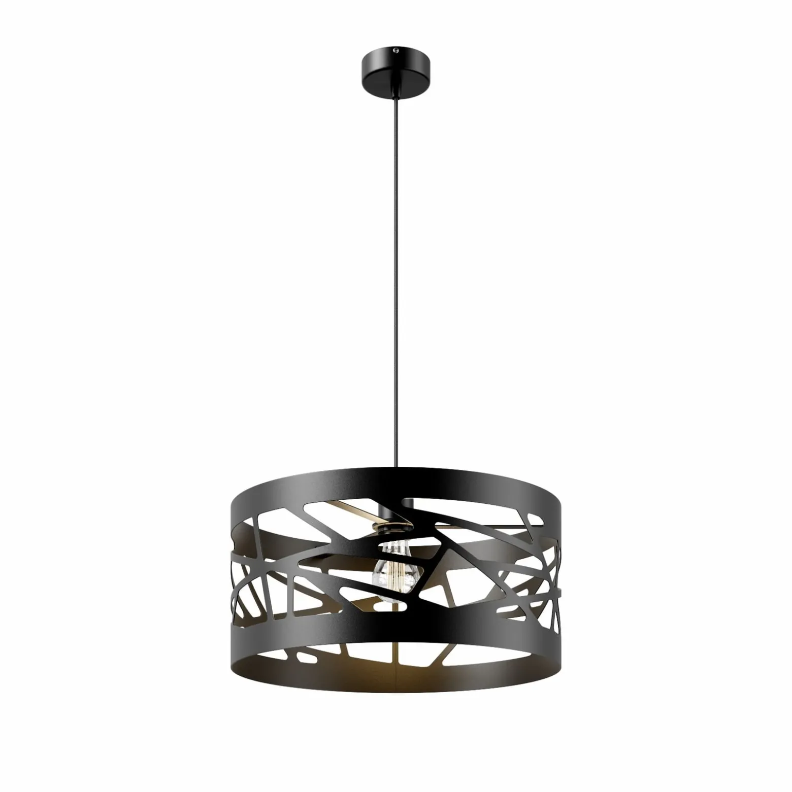 Hängeleuchte Modul Frez Musterschirm Ø39cm schwarz