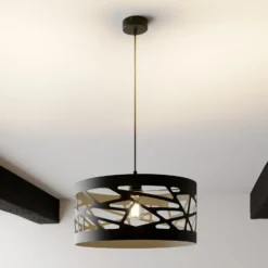 Hängeleuchte Modul Frez Musterschirm Ø39cm schwarz