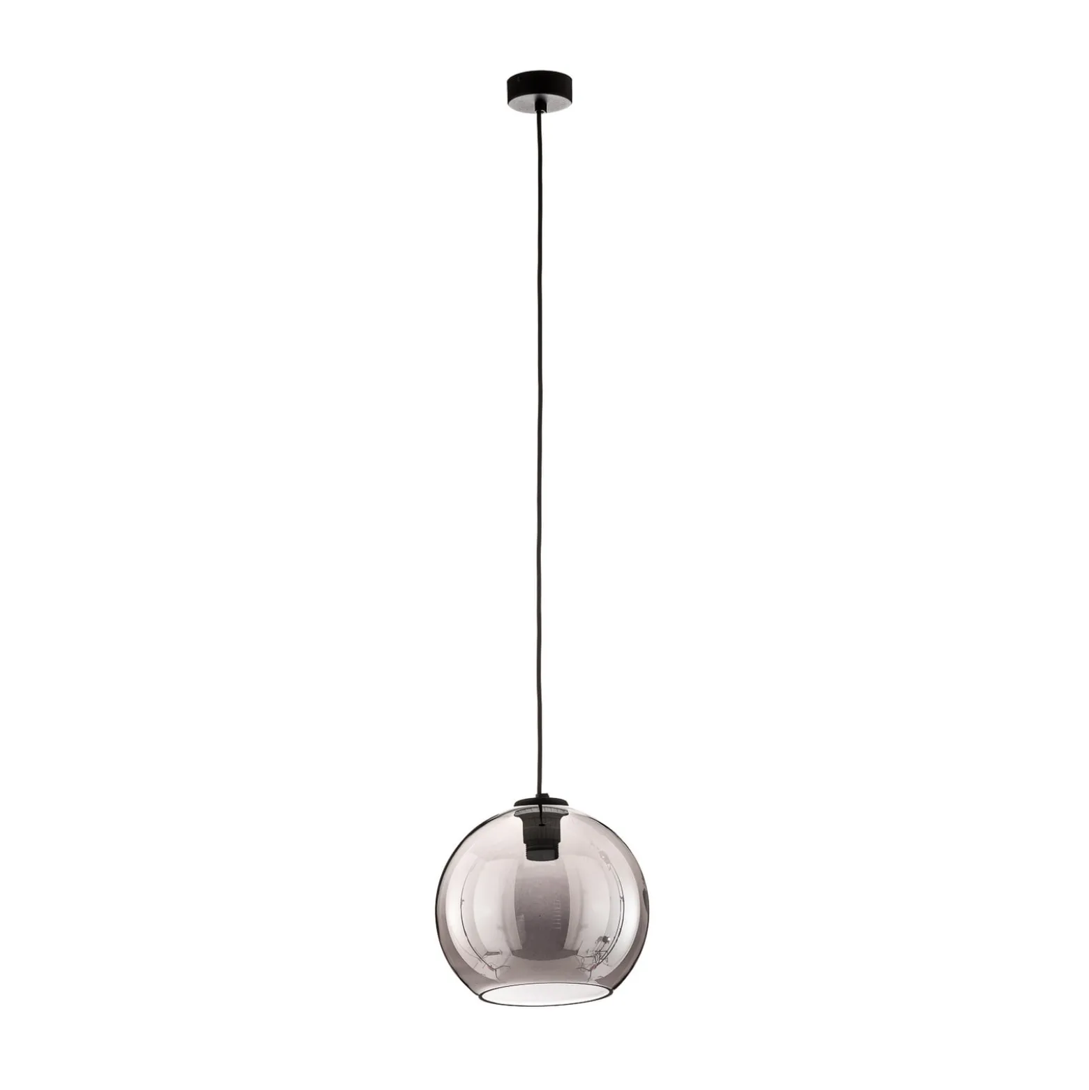 Hängeleuchte Polaris, verspiegeltes Glas, rauch
