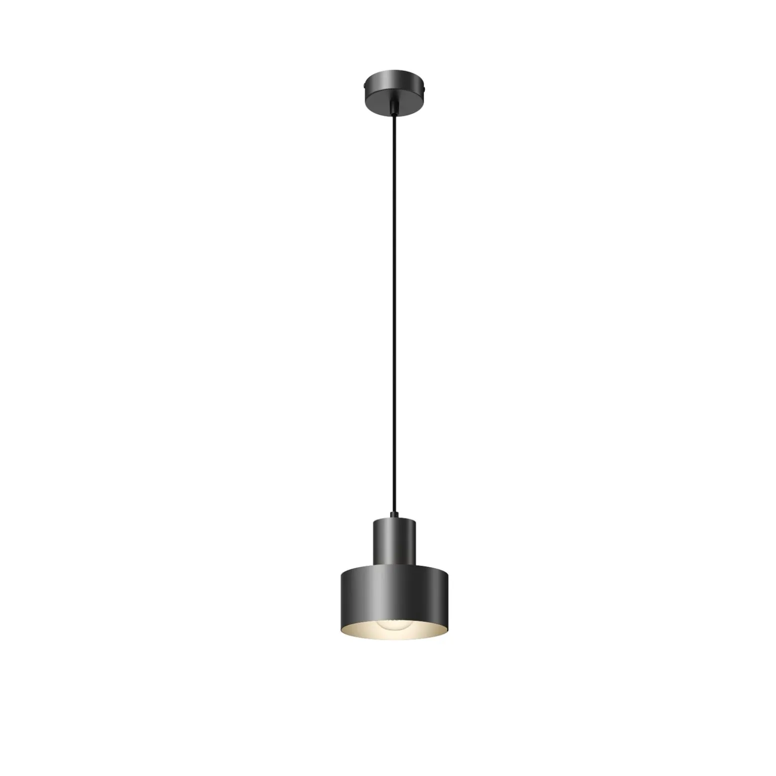 Hängeleuchte Rif aus Metall, schwarz, Ø 15 cm