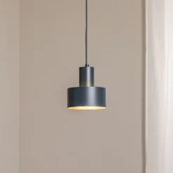 Hängeleuchte Rif S, anthrazit, 1-flammig, Ø 15 cm, Stahl