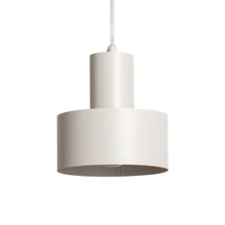 Hängeleuchte Rif S, taupe, 1-flammig, Ø 15 cm, Stahl