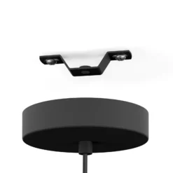 Hängeleuchte Rinroe, Ø 32,5 cm, schwarz, Stahl