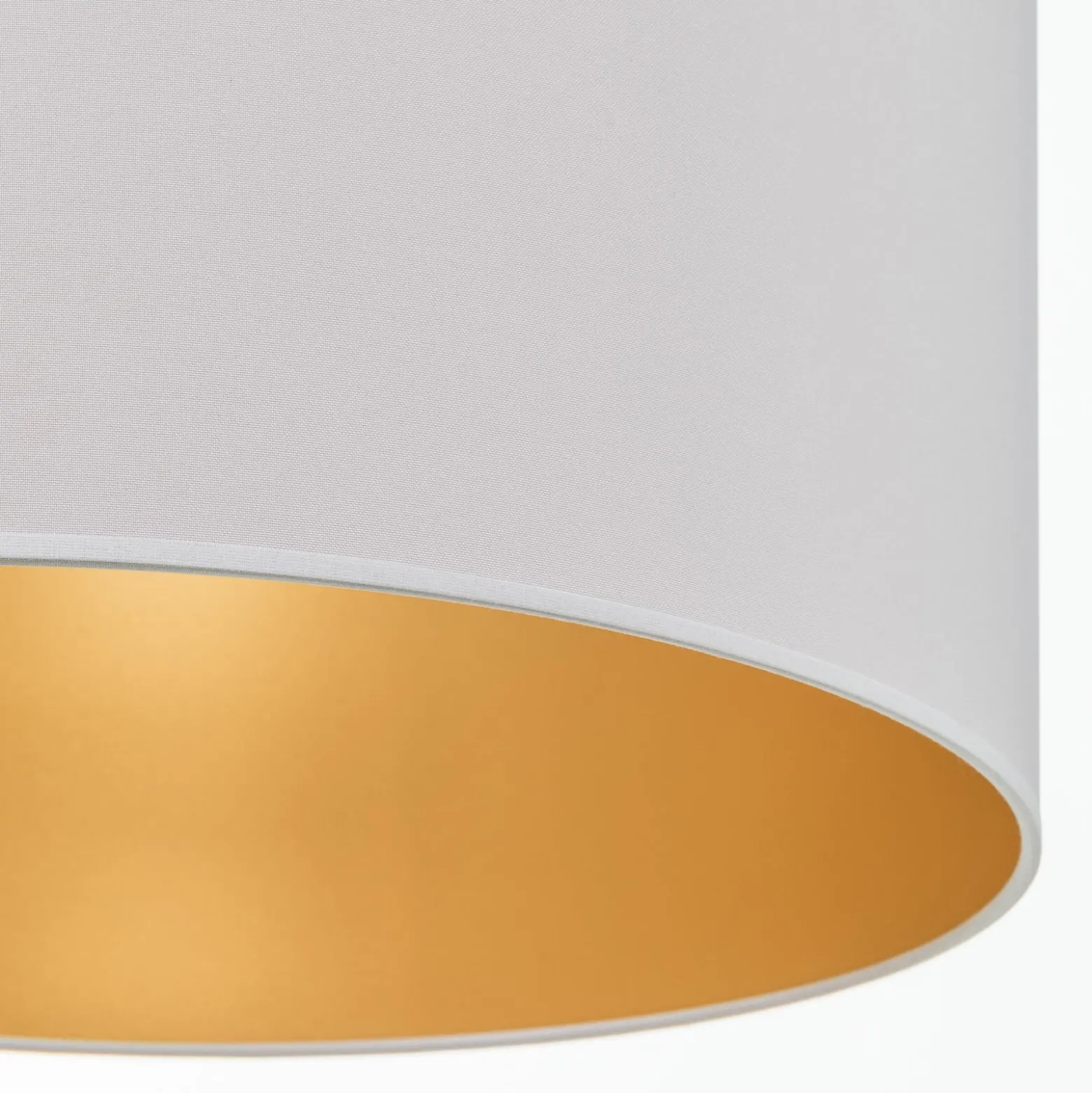 Hängeleuchte Roller, weiß/gold, Ø 45 cm