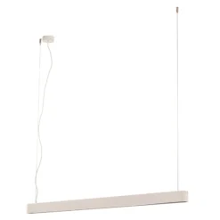 Hängeleuchte Soft weiß 125 cm