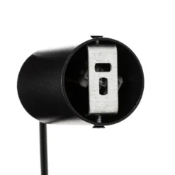 Hängeleuchte Sopel 1, gerade, schwarz