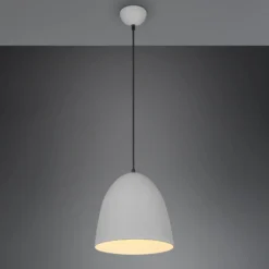 Hängeleuchte Tilda, einflammig, grau, Ø 25 cm