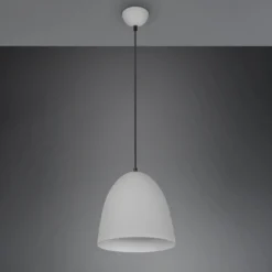 Hängeleuchte Tilda, einflammig, grau, Ø 25 cm