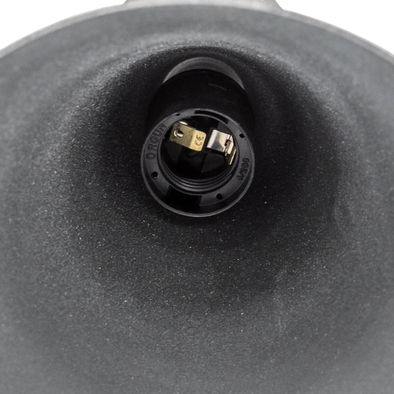 Hängeleuchte Tom, schwarz-braun, Metall, Ø 19 cm, E27