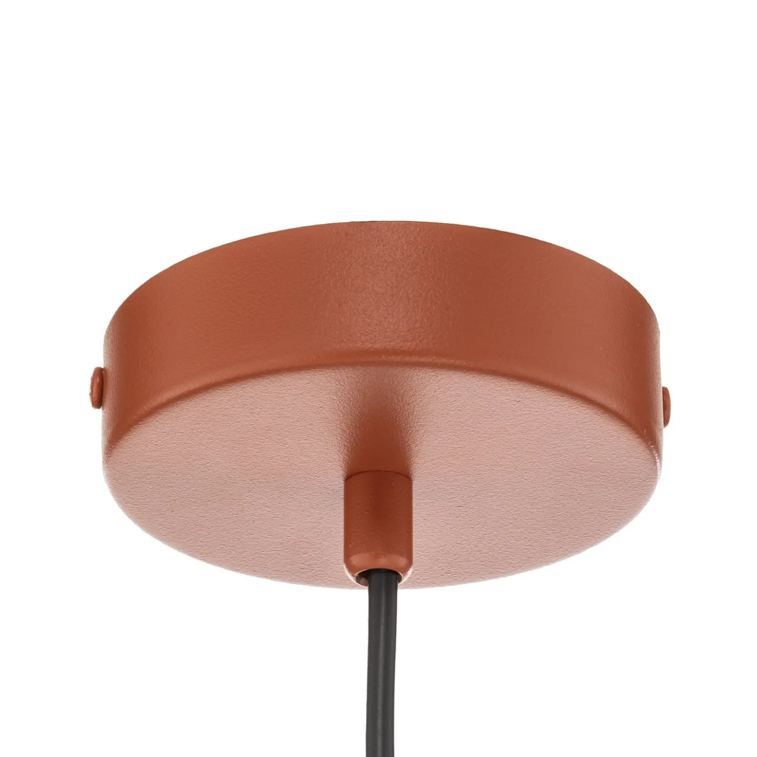 Hängeleuchte Vitrum round, rot, zylindrisch, Ø 27 cm