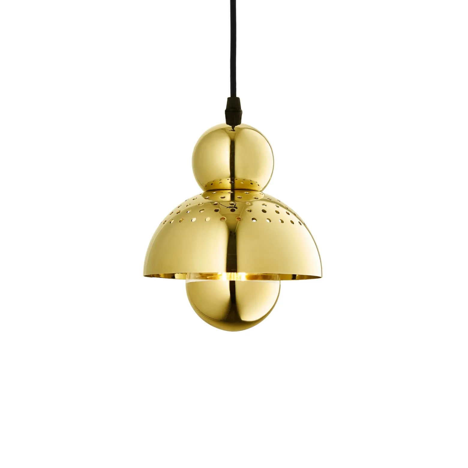 Hängeleuchte Wanted XS, goldfarben, Eisen, Ø 15 cm