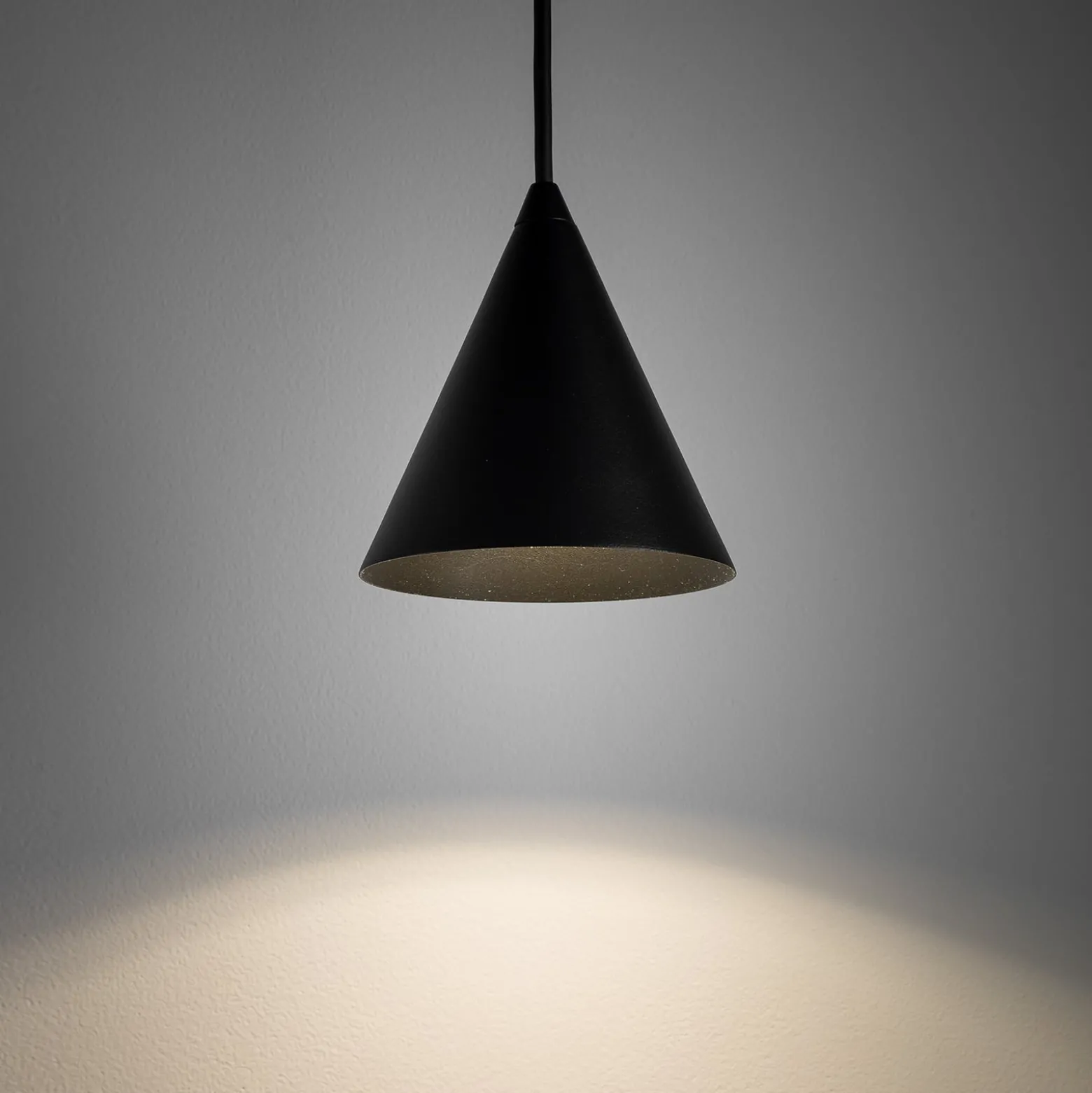 Hängeleuchte ZENITH, schwarz, Ø 11 cm, Metall, GU10