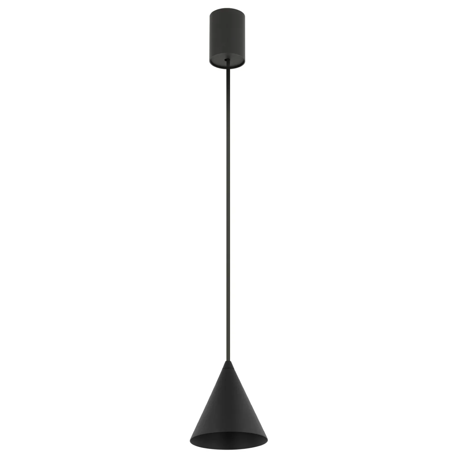 Hängeleuchte ZENITH, schwarz, Ø 11 cm, Metall, GU10