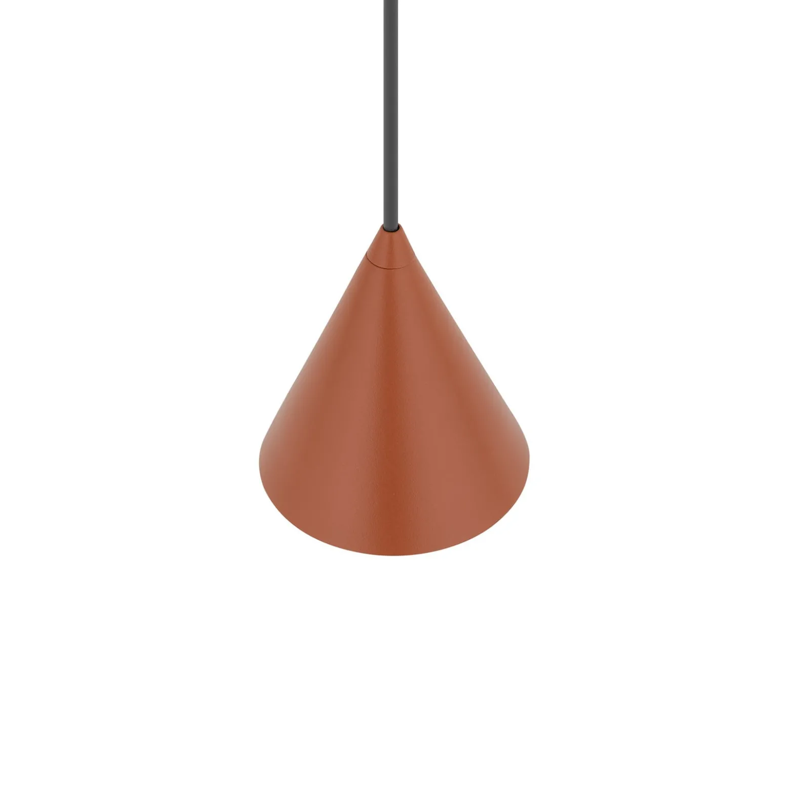 Hängeleuchte ZENITH, terracotta, Ø 11 cm, Metall, GU10