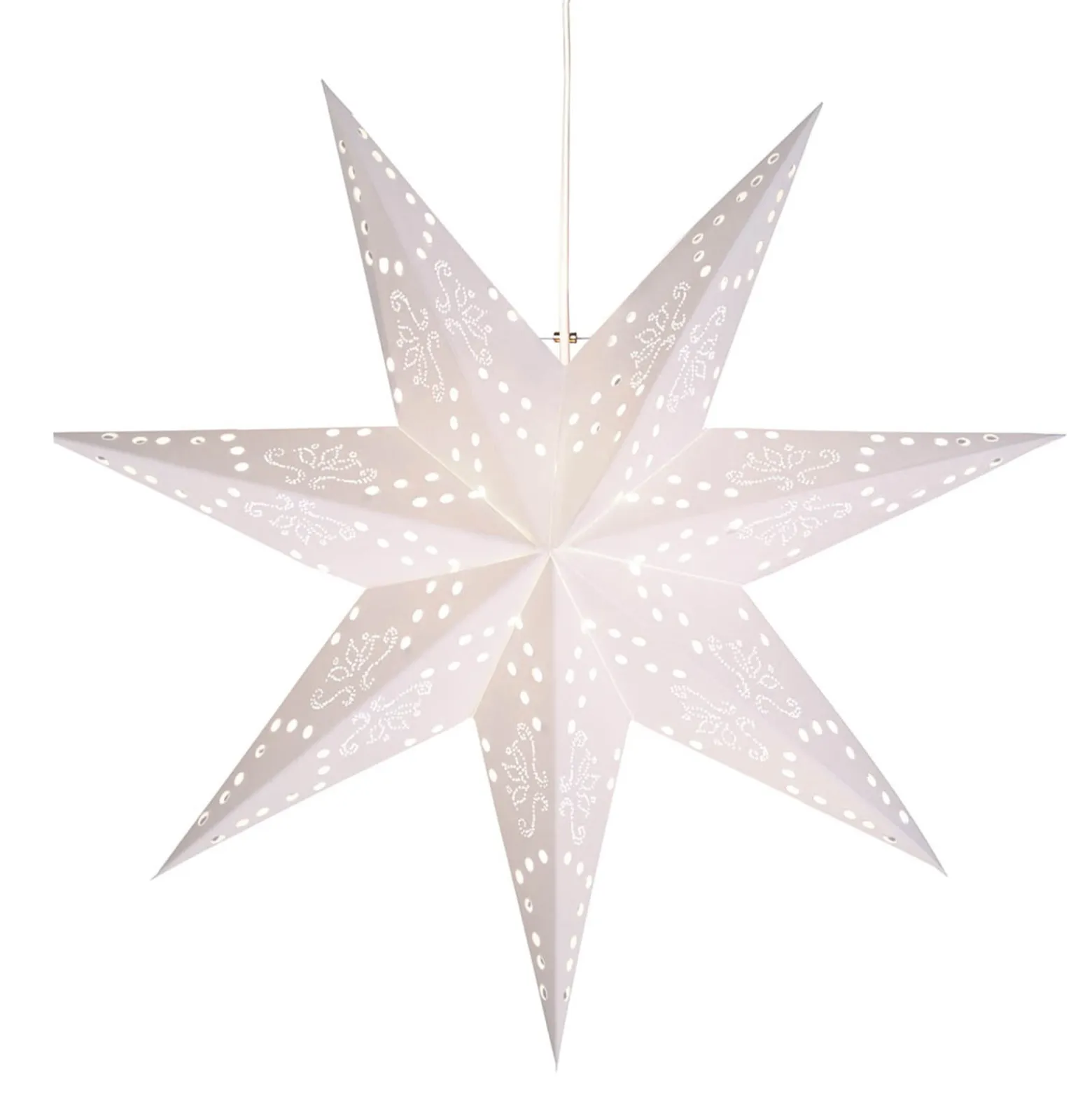 Hängender Papierstern Romantic Star