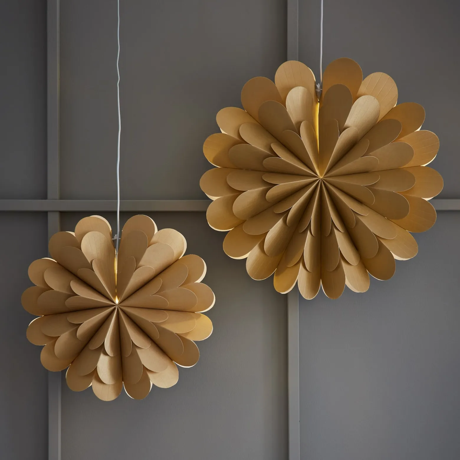 Hängestern Maravilla, gold Ø 60 cm