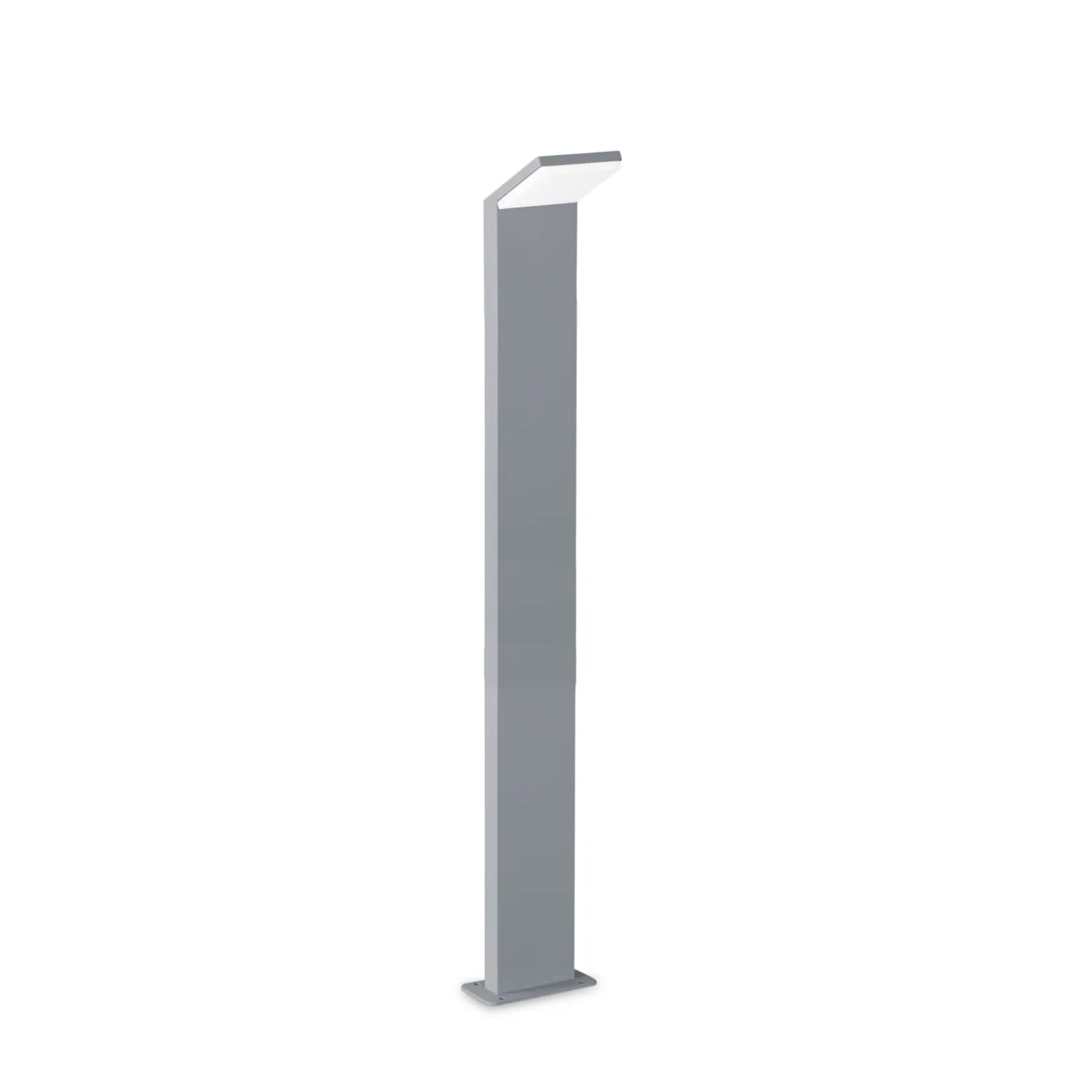 Ideal Lux LED-Wegeleuchte Style grau Höhe 100 cm Alu 3.000 K