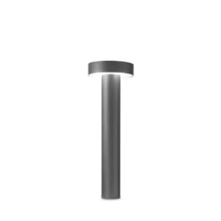 Ideal Lux Wegeleuchte Tesla anthrazit, Aluminium, Höhe 60 cm