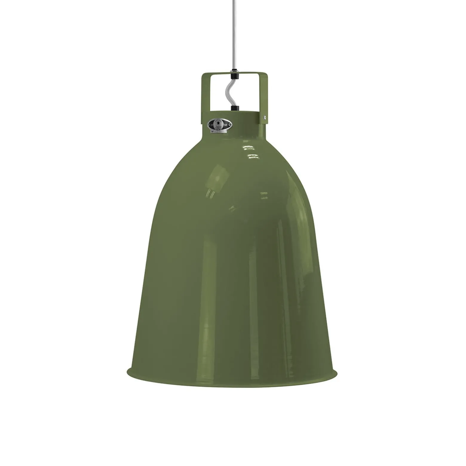 Jieldé Clément C360 Hängelampe oliv glanz Ø36cm