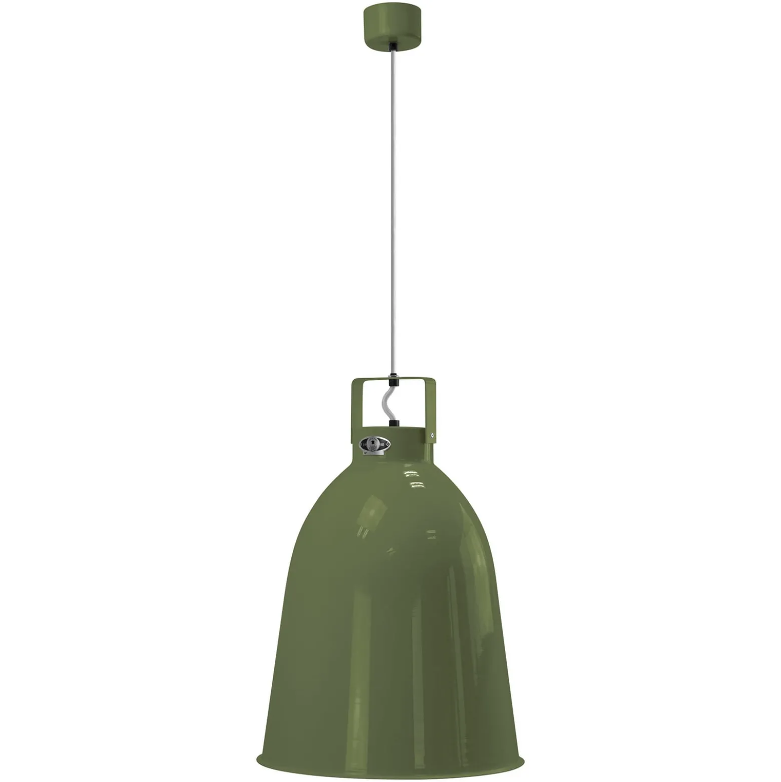 Jieldé Clément C360 Hängelampe oliv glanz Ø36cm