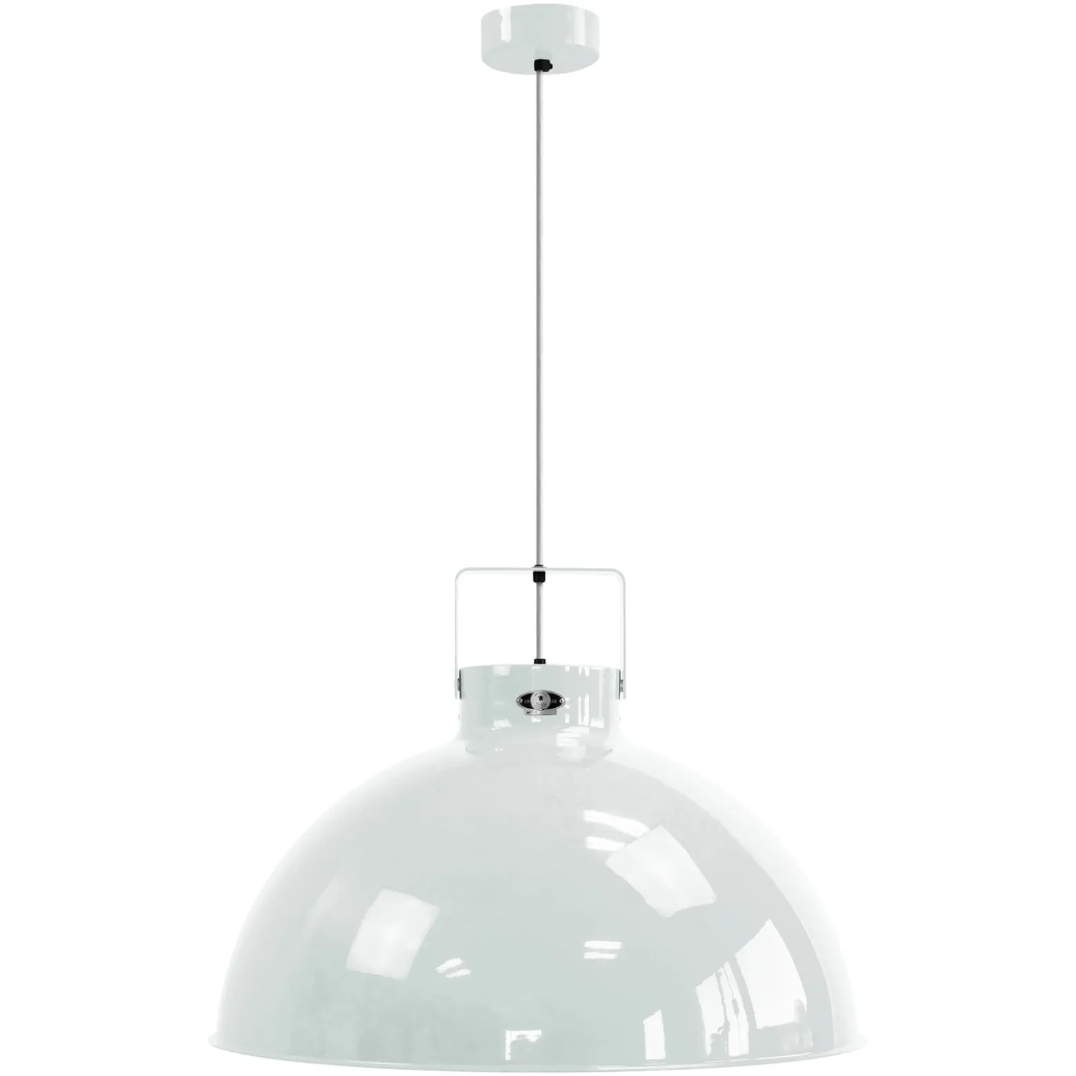 Jieldé Dante D675 Hängeleuchte, weiß, Ø 67,5 cm