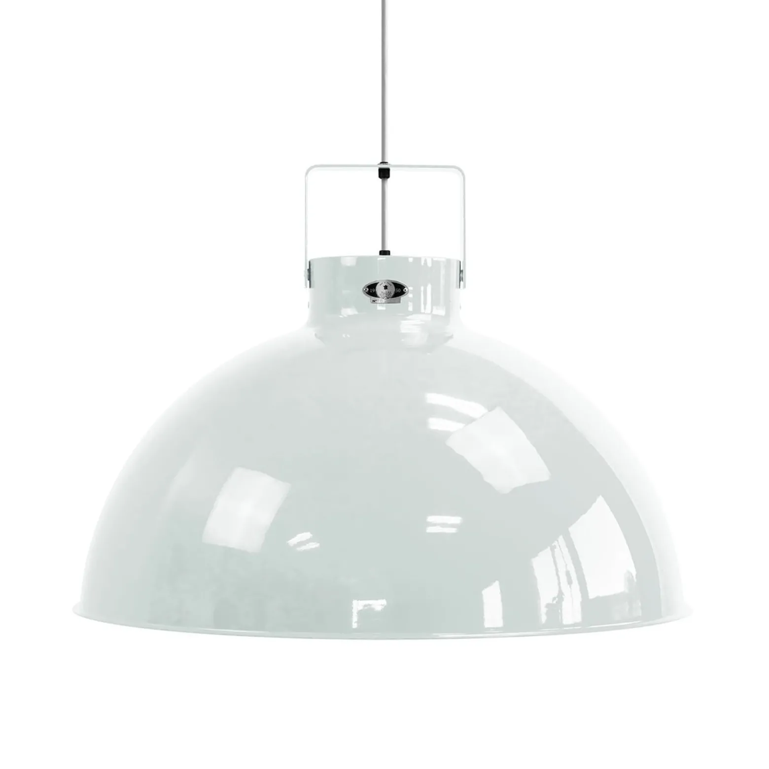 Jieldé Dante D675 Hängeleuchte, weiß, Ø 67,5 cm