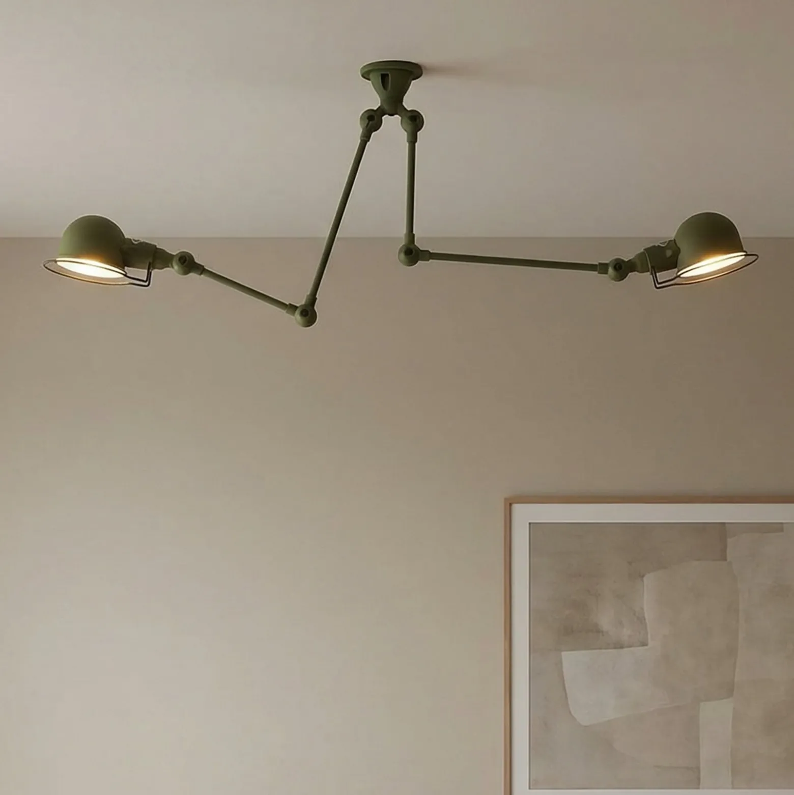 Jieldé Signal Sky3773 Deckenlampe, 2-flg. grün