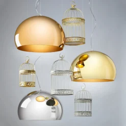 Kartell FL/Y - LED-Pendellampe, chrom glänzend