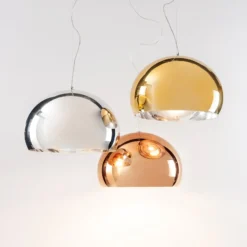 Kartell FL/Y - LED-Pendellampe, chrom glänzend
