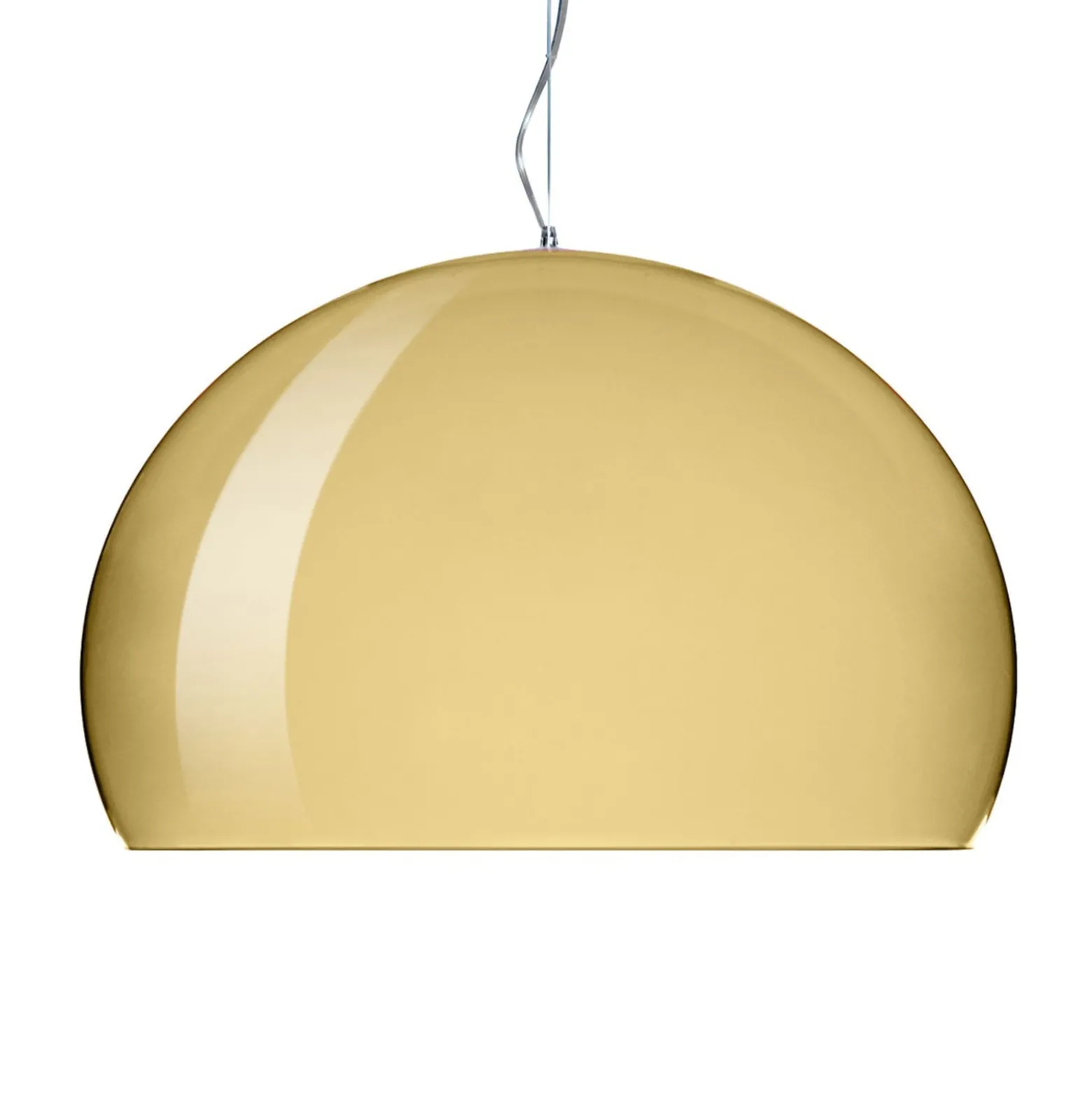 Kartell FL/Y - LED-Pendellampe, gold glänzend