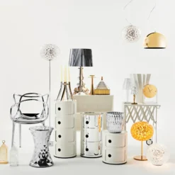 Kartell FL/Y - LED-Pendellampe, gold glänzend