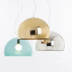 Kartell FL/Y - LED-Pendellampe, himmelblau