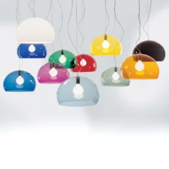 Kartell FL/Y - LED-Pendellampe, himmelblau